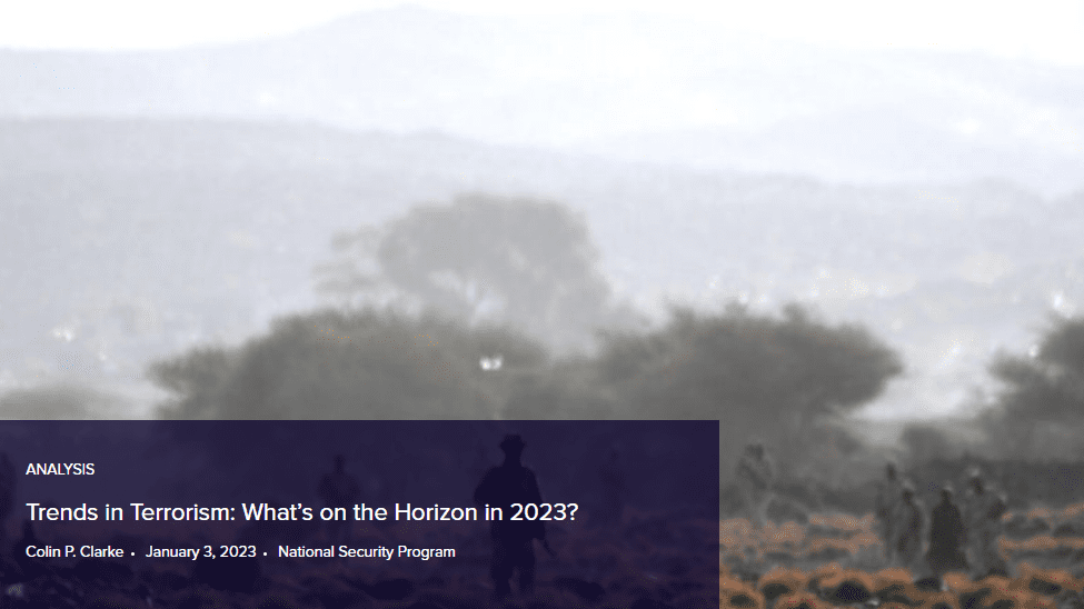 Trends in Terrorism 2023