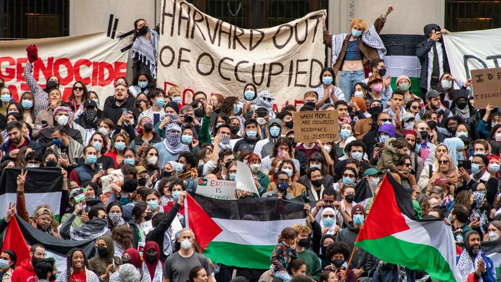 Harvard Student Attacked During Anti-Israel Protest