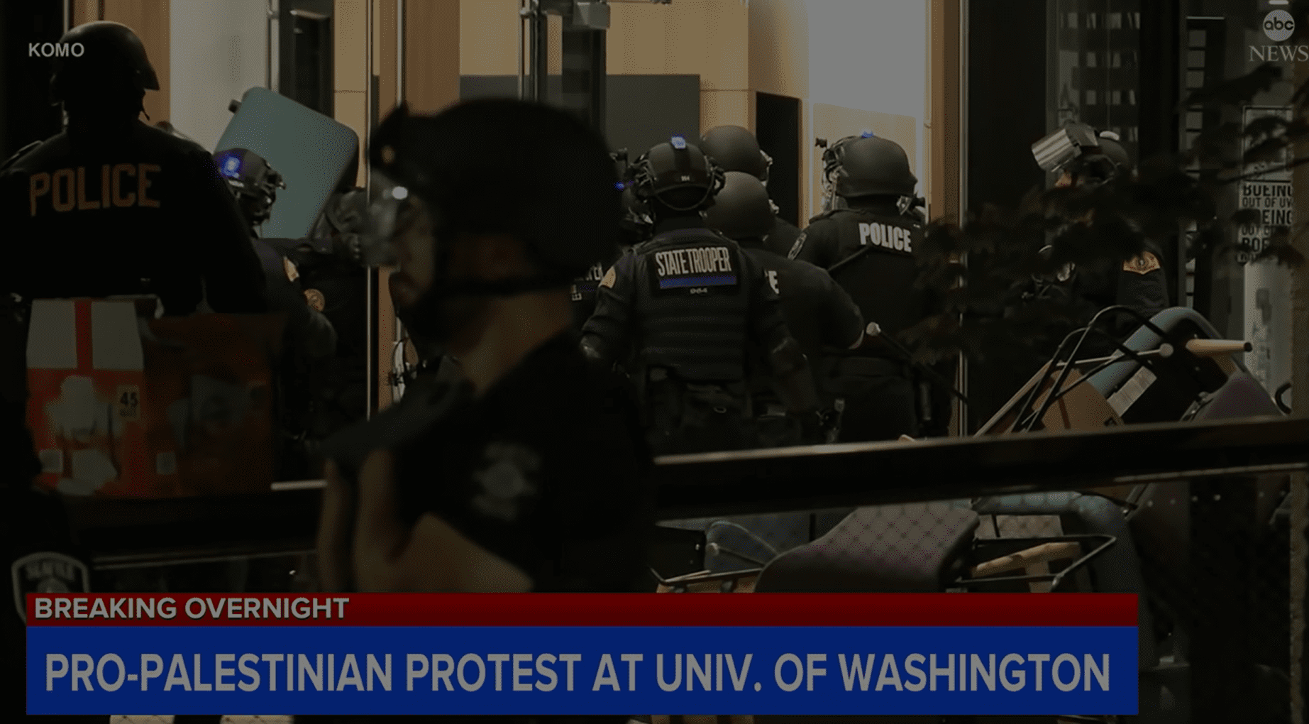 Far-Left Agitators Occupy University Building, Set Fires
